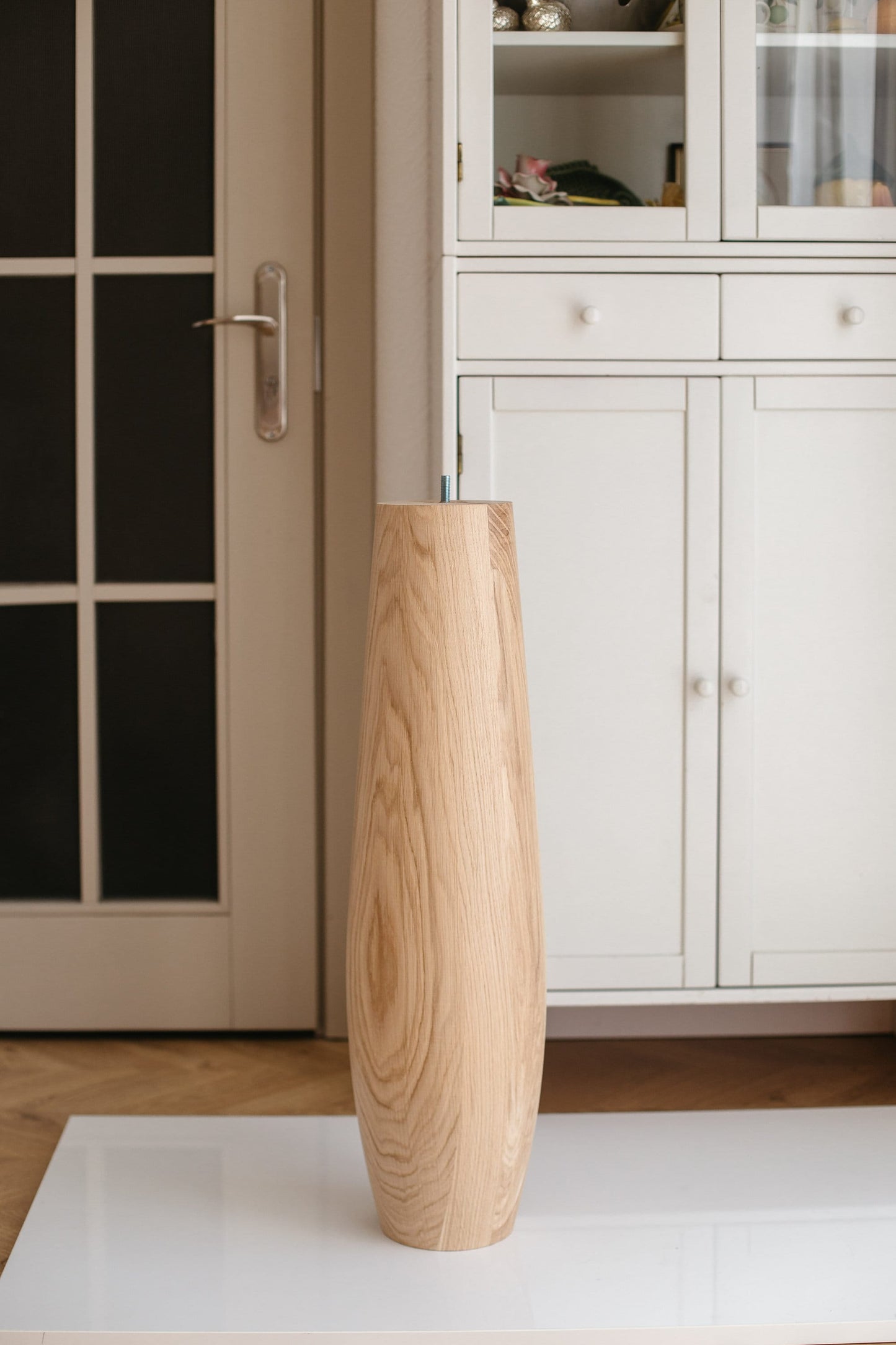 Oval Wooden Furniture Leg For Table, H736 mm