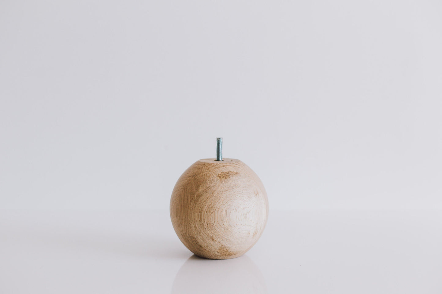 Round Turned Wooden Leg, Spere H80 mm