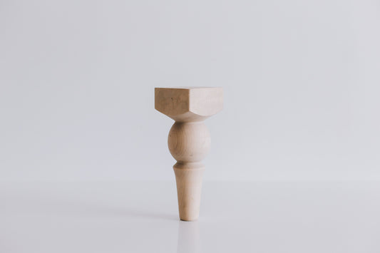 Wooden Furniture Legs with Ball Design H200 mm