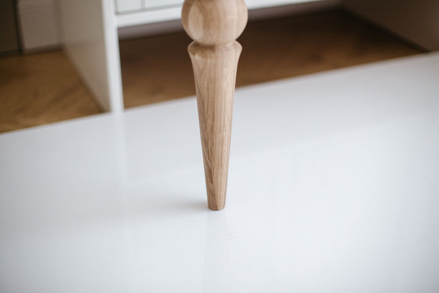 Wooden Furniture Legs with two Balls Design H350 mm