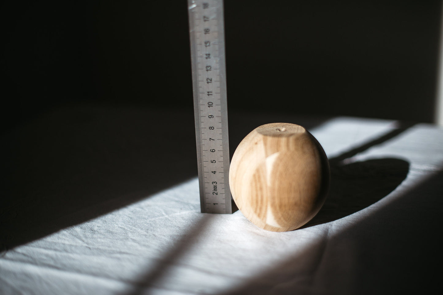 Round Turned Wooden Leg, Spere H80 mm