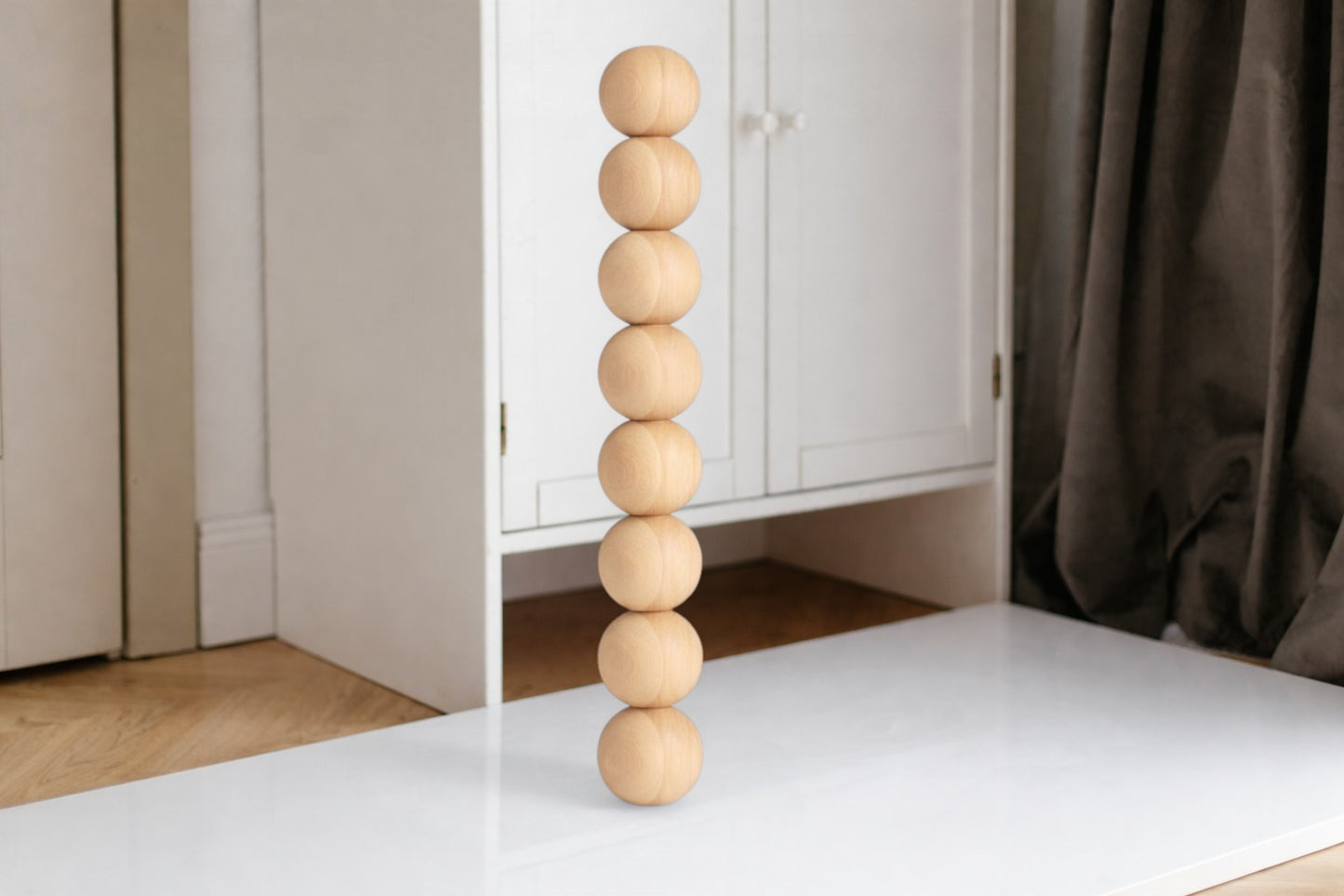 Pieds de meubles en bois naturel pour table de 760 mm, pieds tournés pour la décoration, pieds de table à manger, bois, non fini, 1 pièce