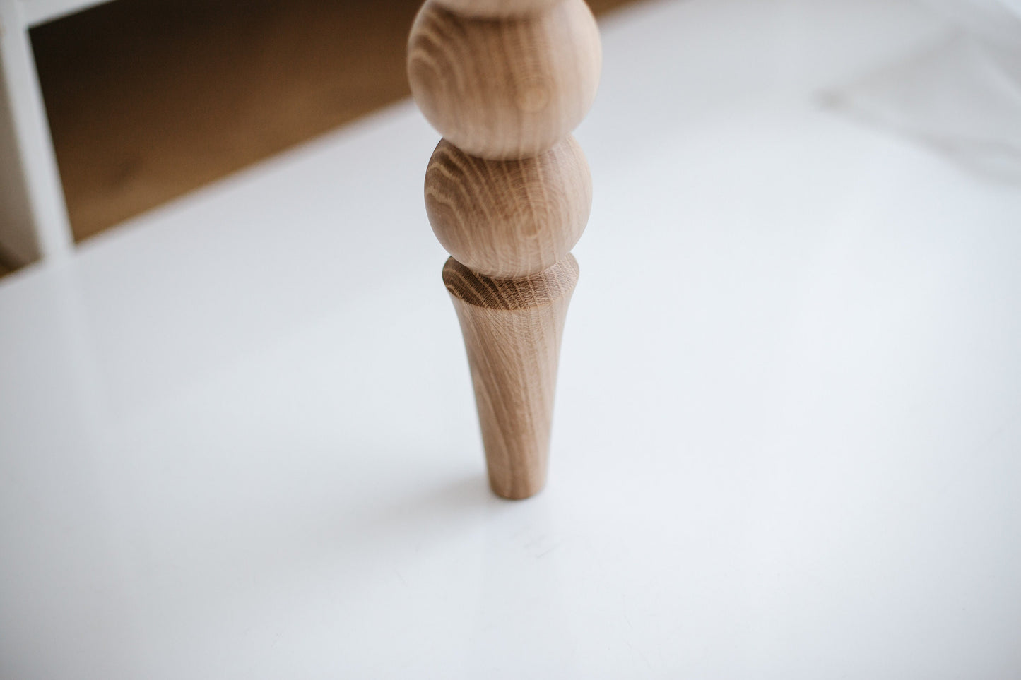 Wooden Furniture Legs with two Balls Design H250 mm