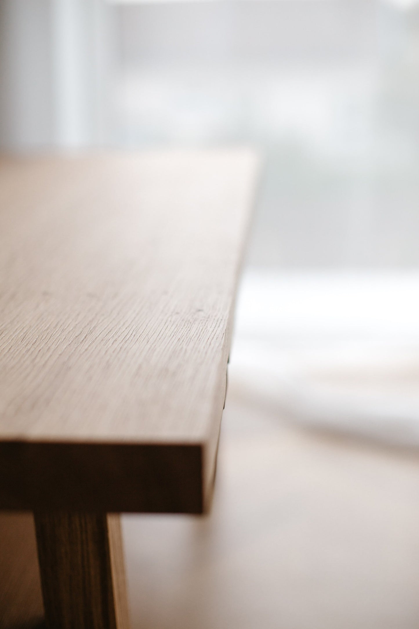 Handmade Wooden Coffee Table – Natural Oak, Scandinavian Style