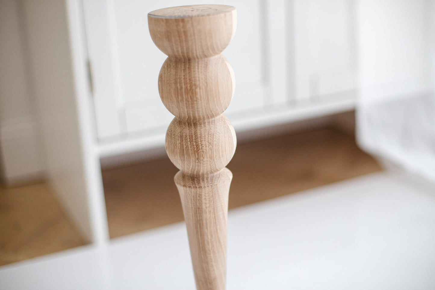 Wooden Furniture Legs with two Balls Design H350 mm