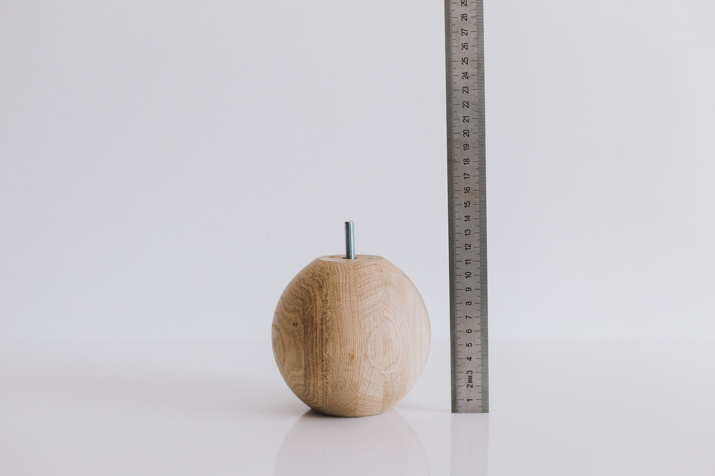 Round Turned Wooden Leg, Spere H110 mm