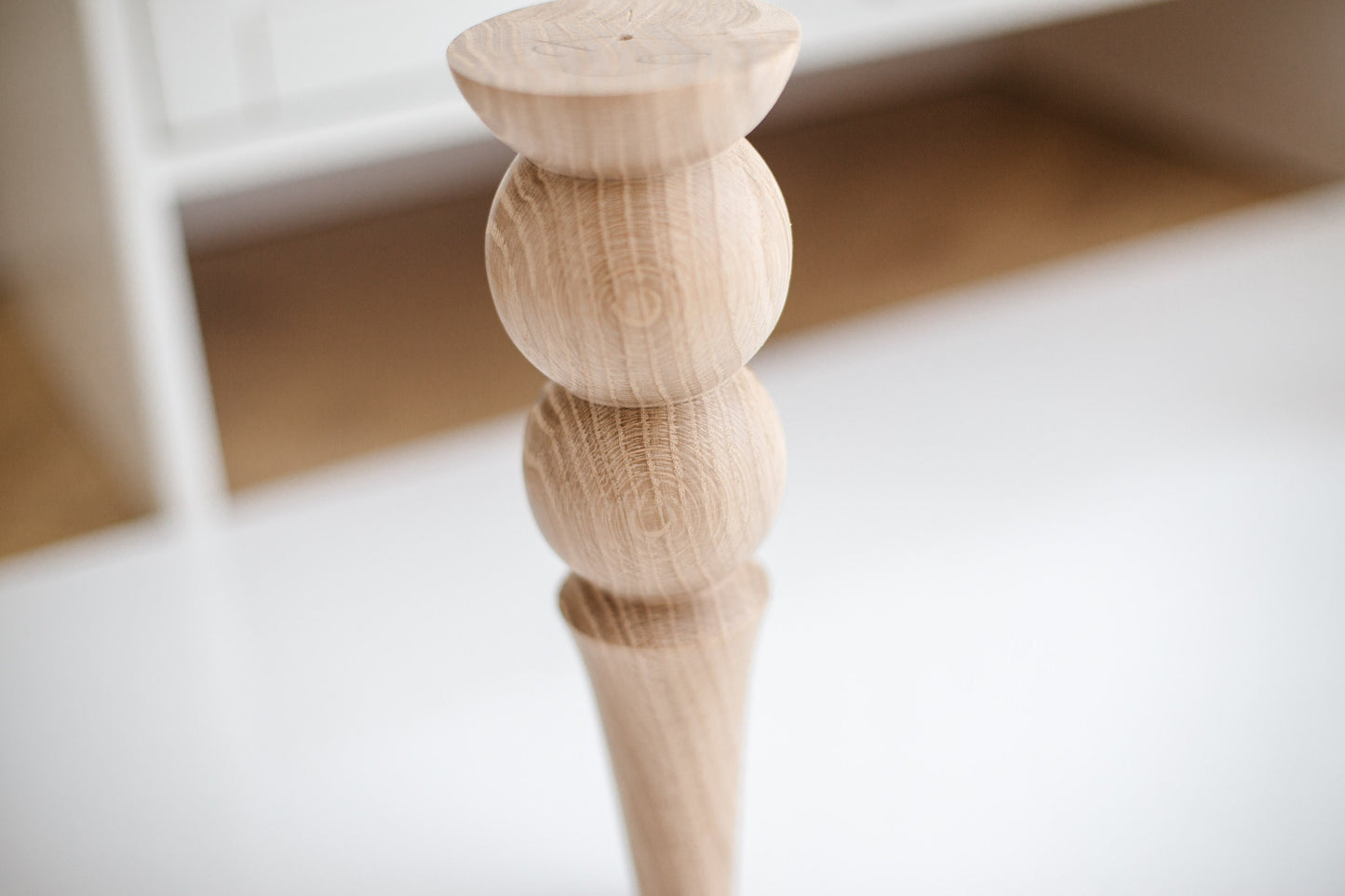 Wooden Furniture Legs with two Balls Design H250 mm