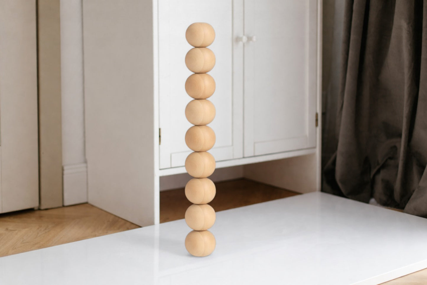 Pieds de meubles en bois naturel pour table de 760 mm, pieds tournés pour la décoration, pieds de table à manger, bois, non fini, 1 pièce