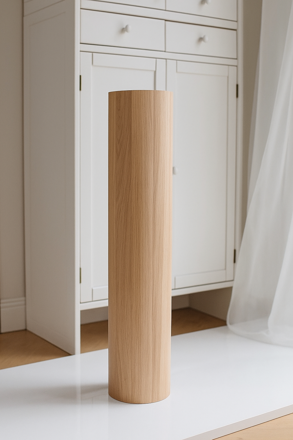 Pieds de meubles en bois naturel pour table de 760 mm, pieds tournés pour la décoration, pieds de table à manger, bois, non fini, 1 pièce