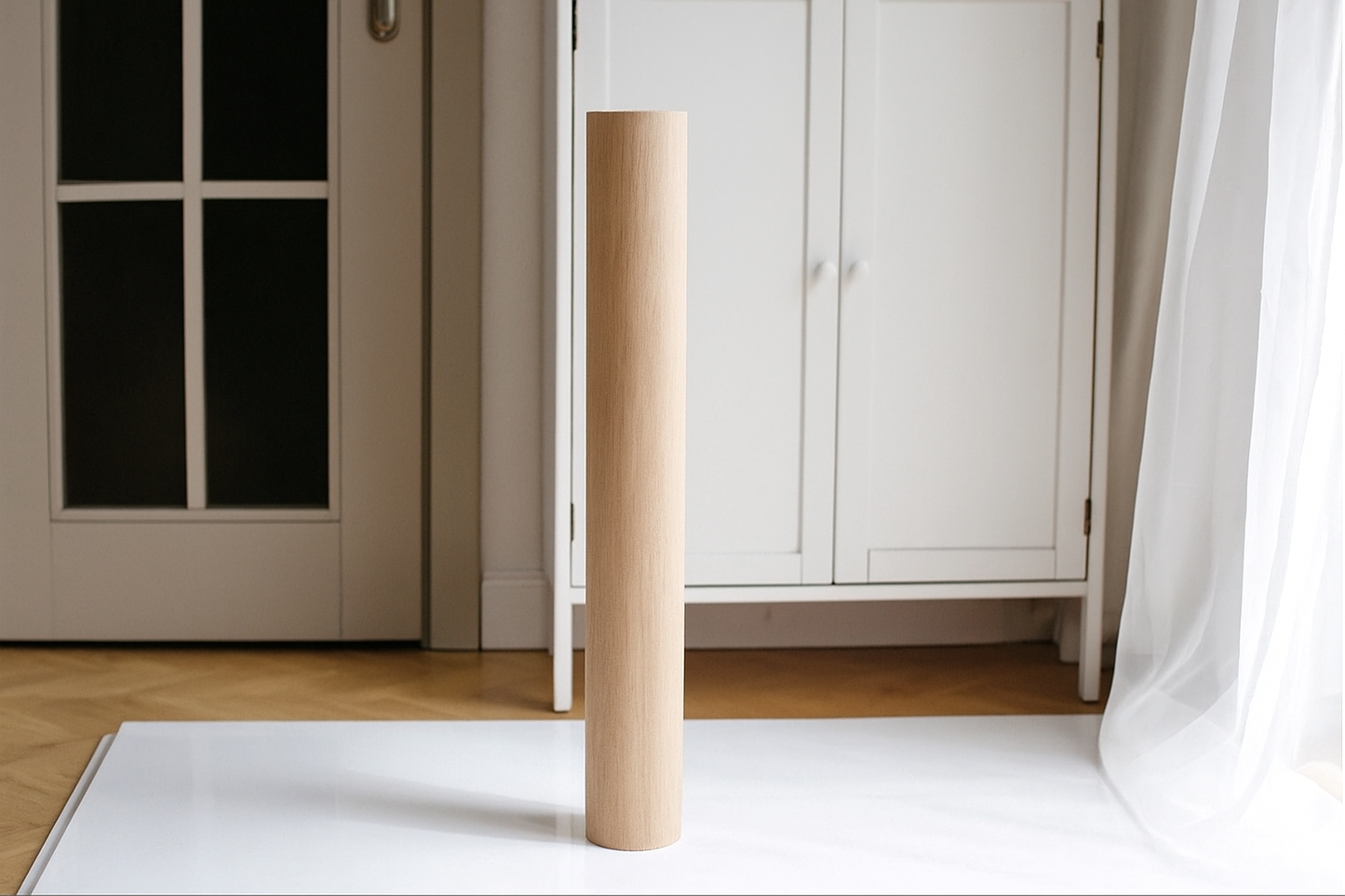 Pieds de meubles en bois naturel pour table de 760 mm, pieds tournés pour la décoration, pieds de table à manger, bois, non fini, 1 pièce