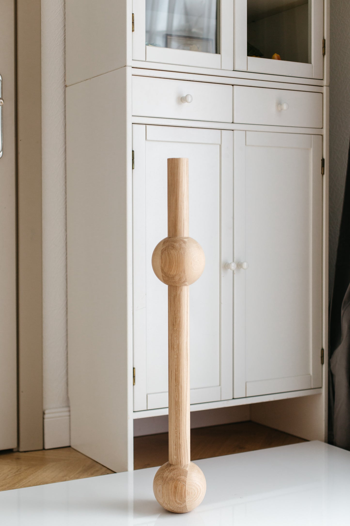 Pieds de meubles en bois naturel pour table de 760 mm, pieds tournés pour la décoration, pieds de table à manger, bois, non fini, 1 pièce