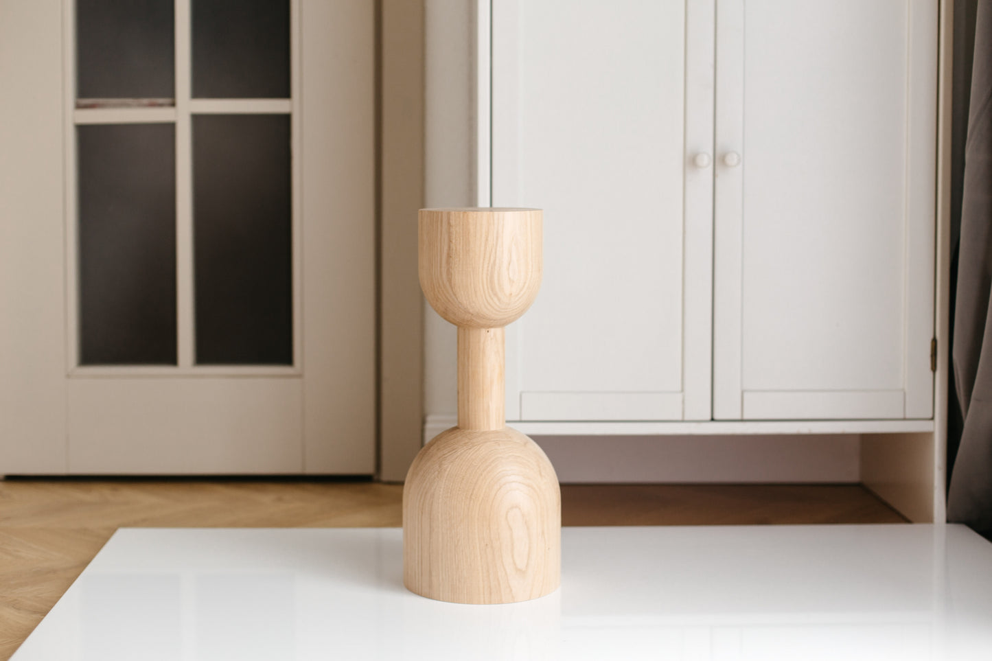 Natural Wooden Coffee Table Leg H450mm