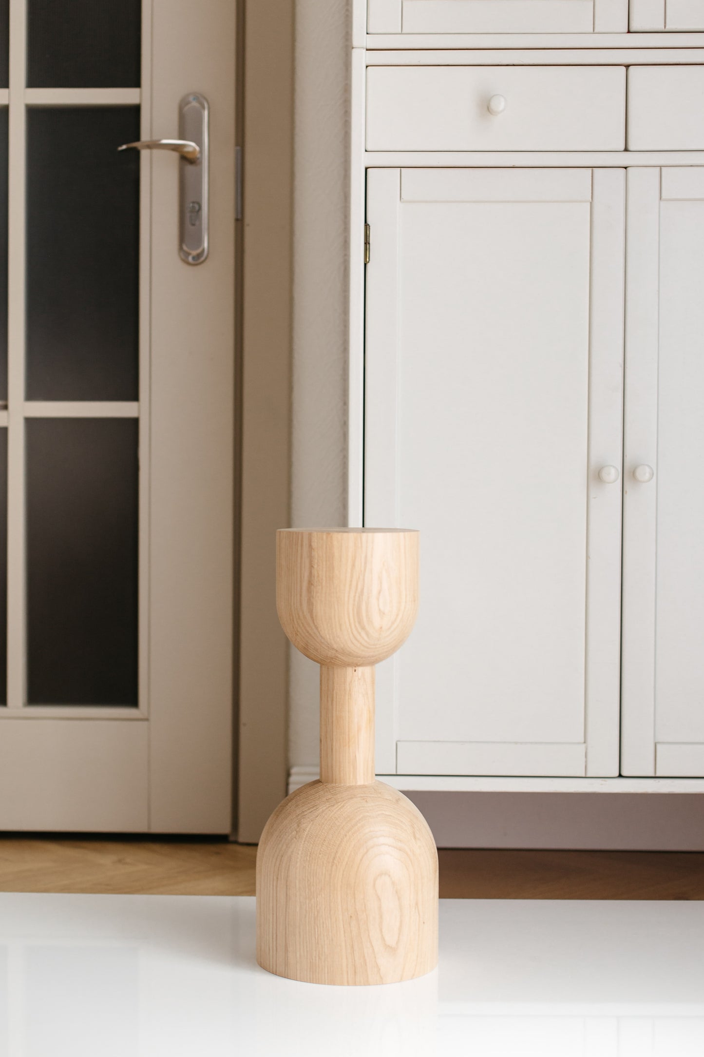 Natural Wooden Coffee Table Leg H450mm