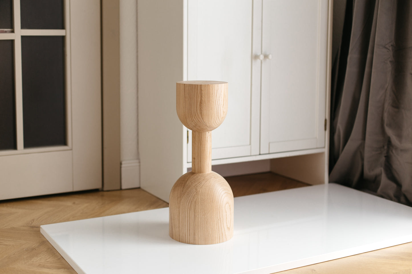 Natural Wooden Coffee Table Leg H450mm