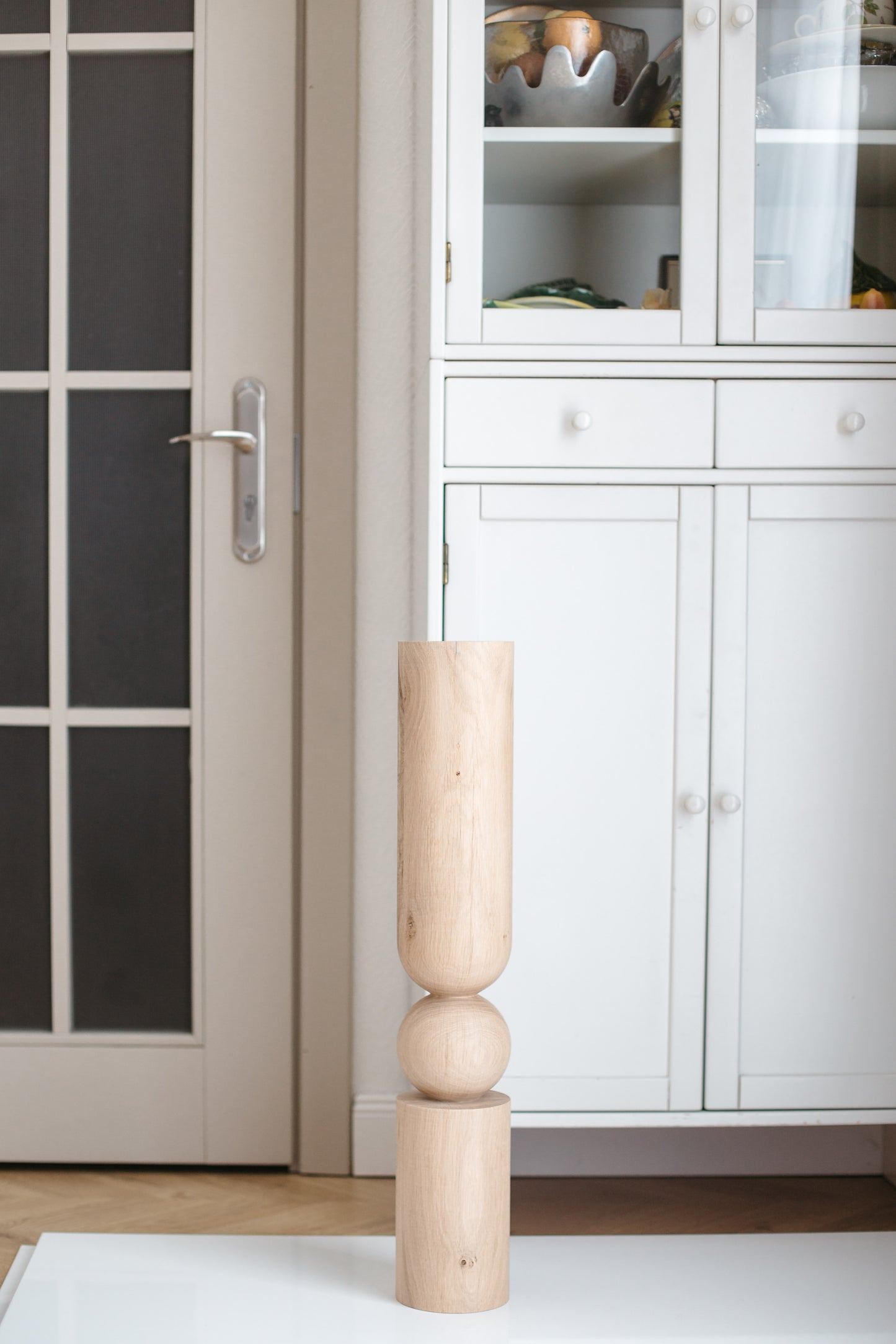 Pieds de meubles en bois naturel pour table de 760 mm, pieds tournés pour la décoration, pieds de table à manger, bois, non fini, 1 pièce
