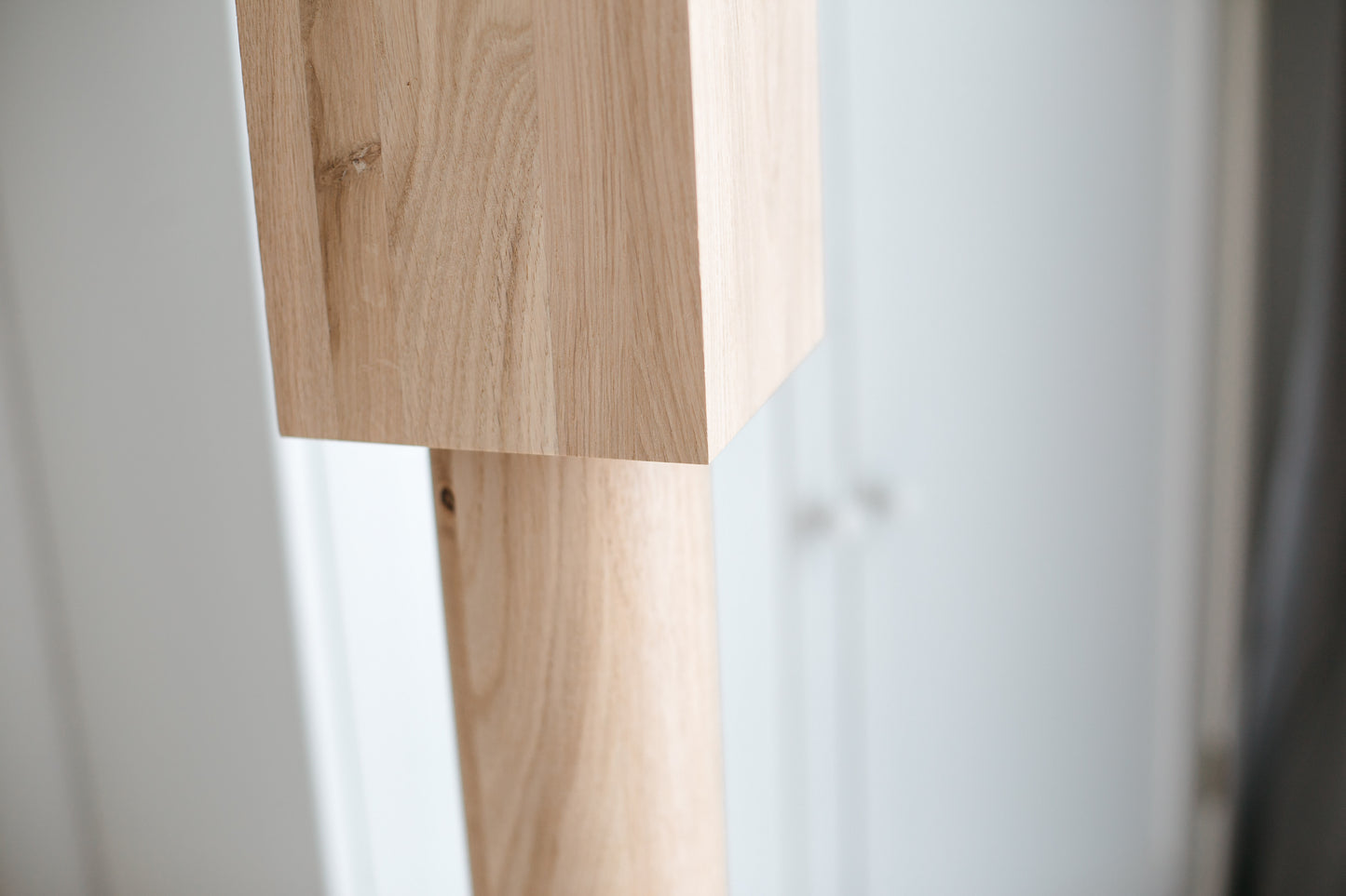 Pieds de meubles en bois naturel pour table de 760 mm, pieds tournés pour la décoration, pieds de table à manger, bois, non fini, 1 pièce