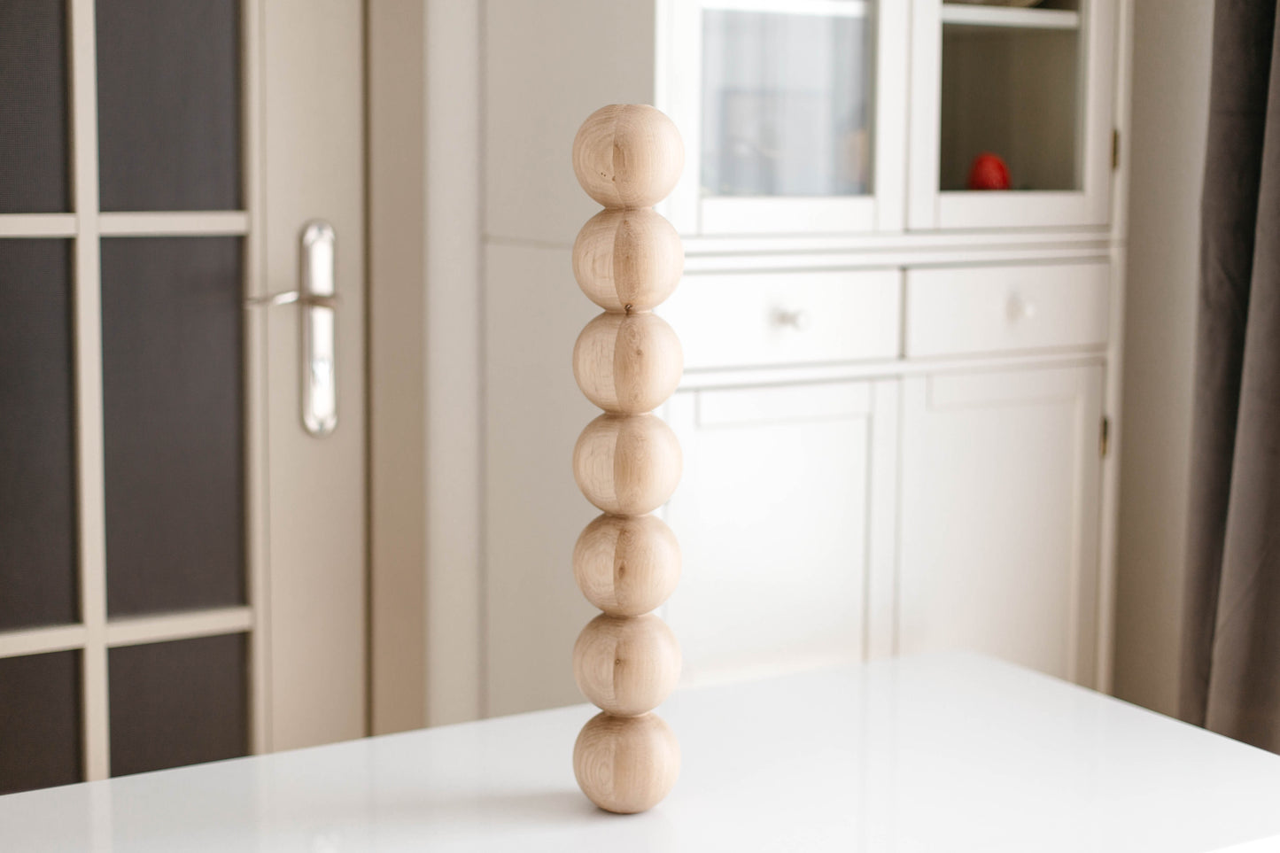 Pieds de meubles en bois naturel pour table de 760 mm, pieds tournés pour la décoration, pieds de table à manger, bois, non fini, 1 pièce