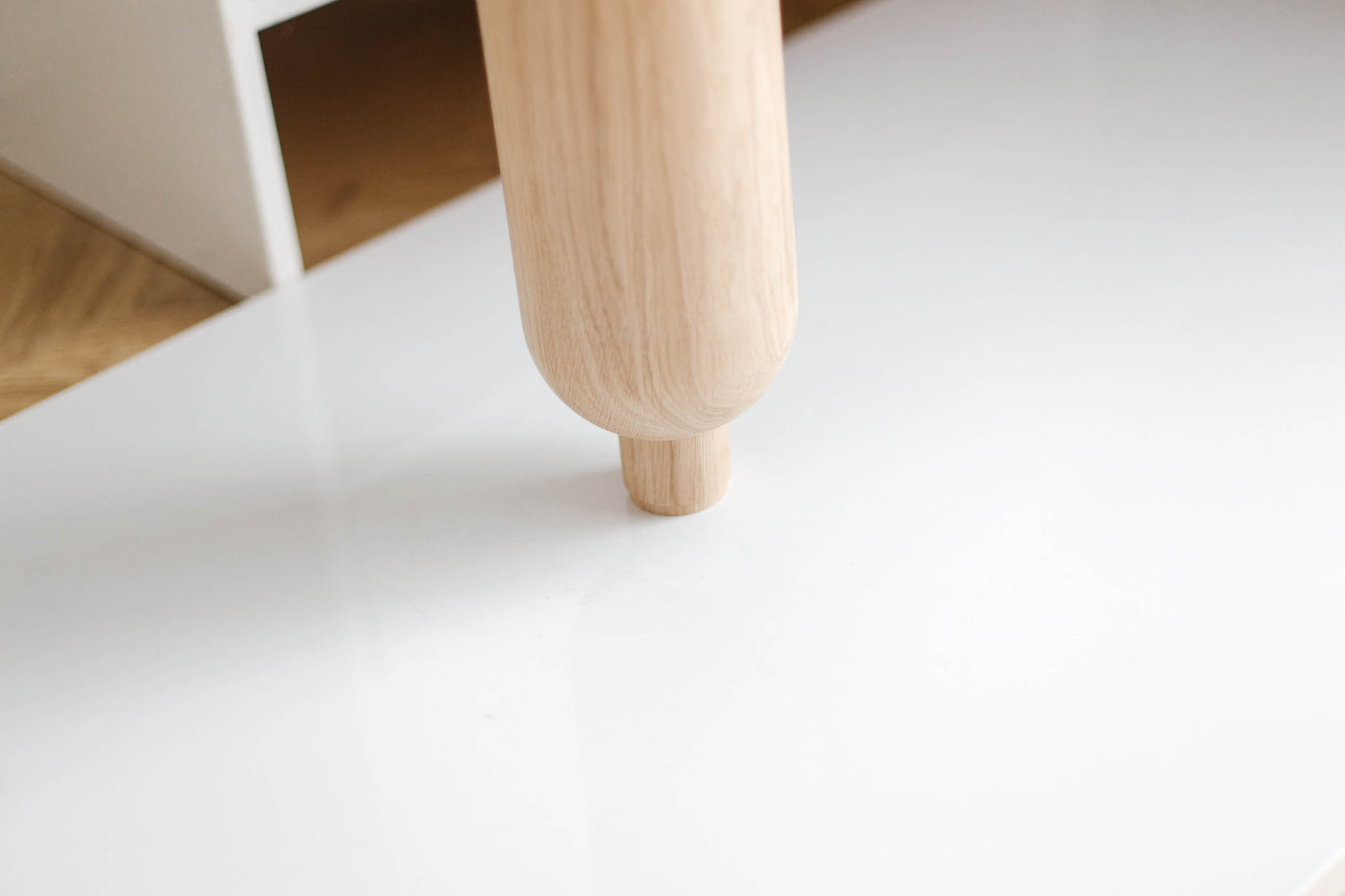 Pieds de meubles en bois naturel pour table de 760 mm, pieds tournés pour la décoration, pieds de table à manger, bois, non fini, 1 pièce
