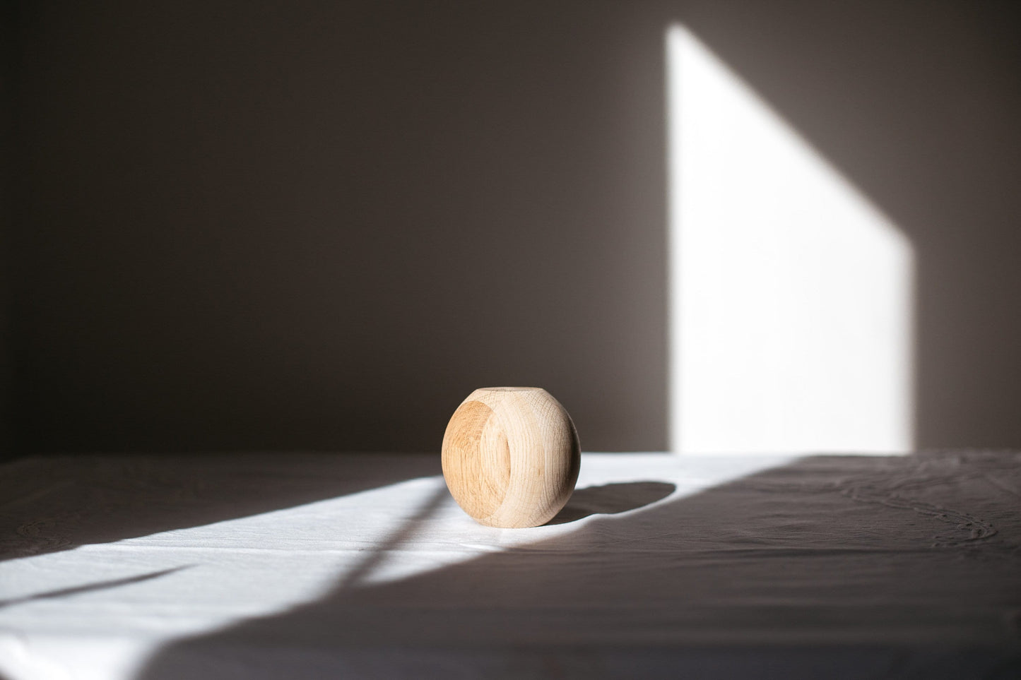 Round Turned Wooden Leg, Spere H80 mm