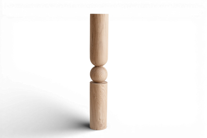 Pieds de meubles en bois naturel pour table de 760 mm, pieds tournés pour la décoration, pieds de table à manger, bois, non fini, 1 pièce