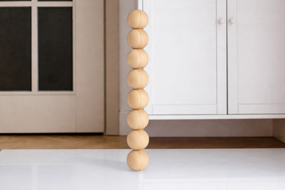 Pieds de meubles en bois naturel pour table de 760 mm, pieds tournés pour la décoration, pieds de table à manger, bois, non fini, 1 pièce