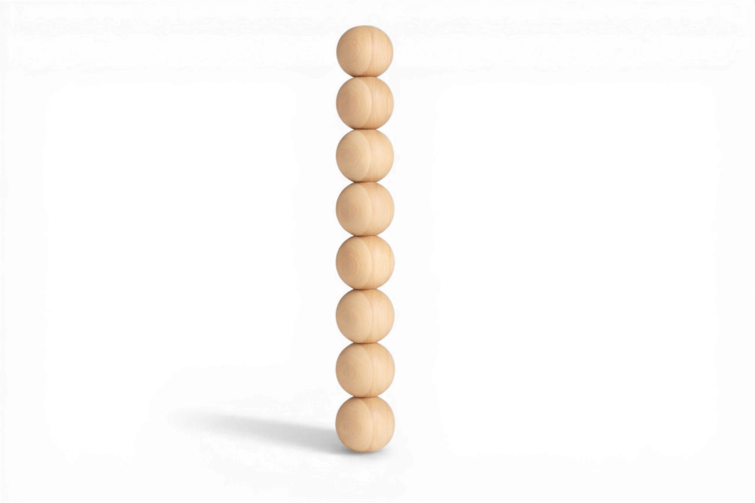 Wood Furniture Leg – Eight Spheres Turned Support | MAKA HOME