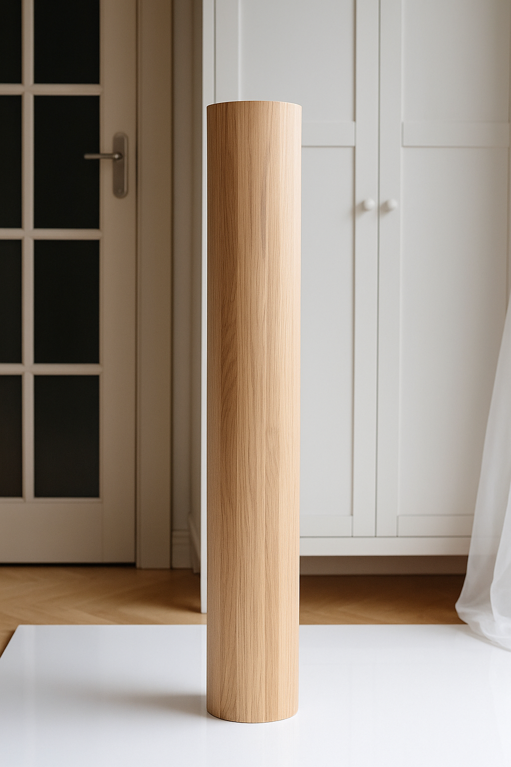 Pieds de meubles en bois naturel pour table de 760 mm, pieds tournés pour la décoration, pieds de table à manger, bois, non fini, 1 pièce