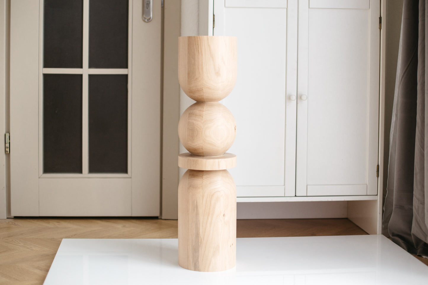 Pieds de meubles en bois naturel pour table de 760 mm, pieds tournés pour la décoration, pieds de table à manger, bois, non fini, 1 pièce