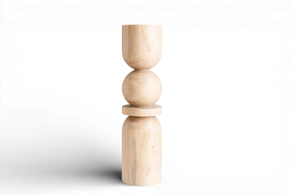 Pieds de meubles en bois naturel pour table de 760 mm, pieds tournés pour la décoration, pieds de table à manger, bois, non fini, 1 pièce