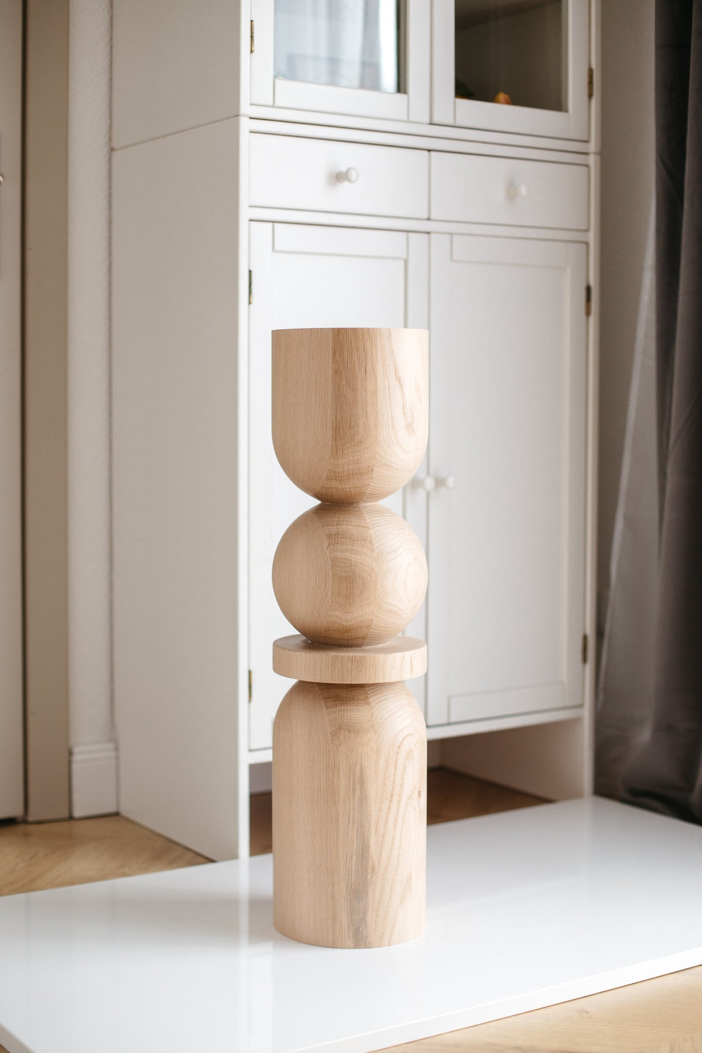 Pieds de meubles en bois naturel pour table de 760 mm, pieds tournés pour la décoration, pieds de table à manger, bois, non fini, 1 pièce