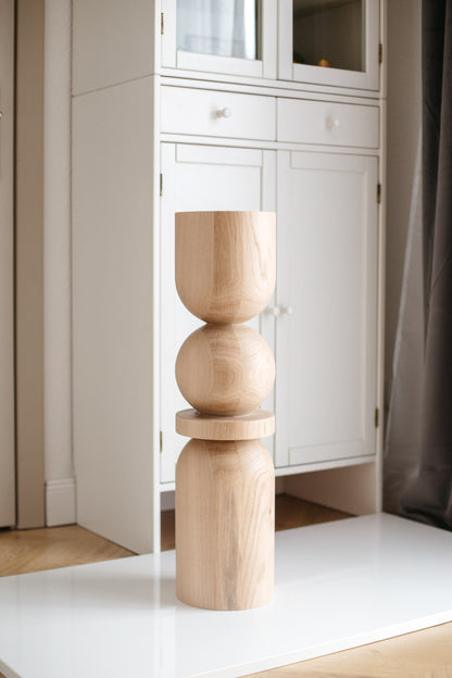 Pieds de meubles en bois naturel pour table de 760 mm, pieds tournés pour la décoration, pieds de table à manger, bois, non fini, 1 pièce