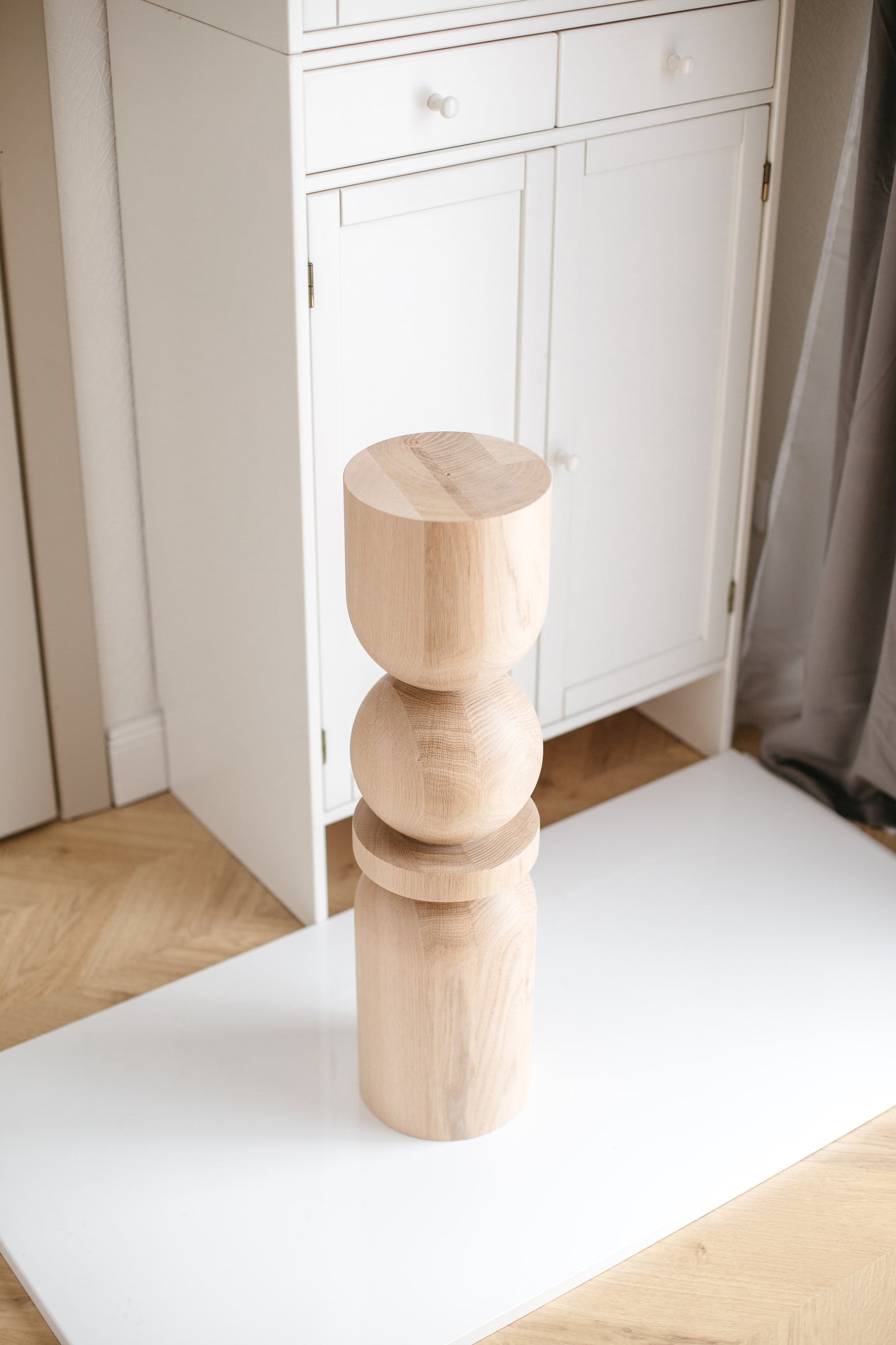 Pieds de meubles en bois naturel pour table de 760 mm, pieds tournés pour la décoration, pieds de table à manger, bois, non fini, 1 pièce