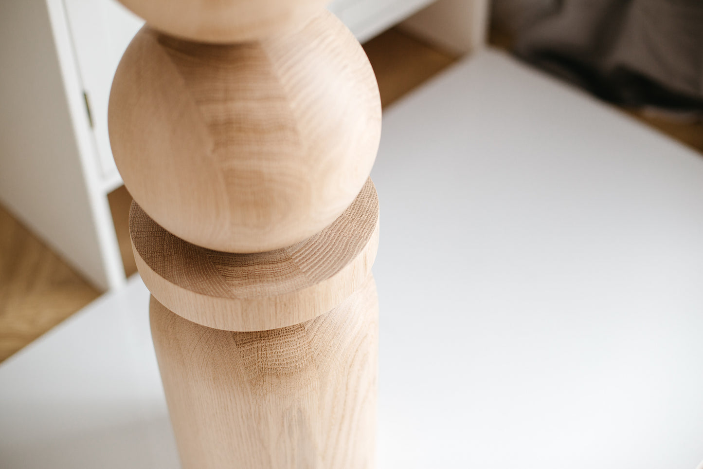 Pieds de meubles en bois naturel pour table de 760 mm, pieds tournés pour la décoration, pieds de table à manger, bois, non fini, 1 pièce