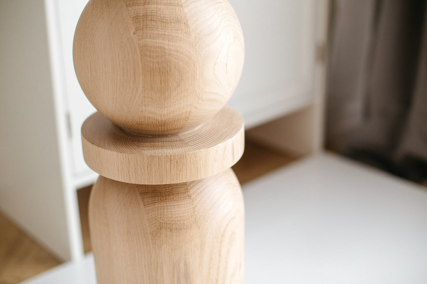 Pieds de meubles en bois naturel pour table de 760 mm, pieds tournés pour la décoration, pieds de table à manger, bois, non fini, 1 pièce