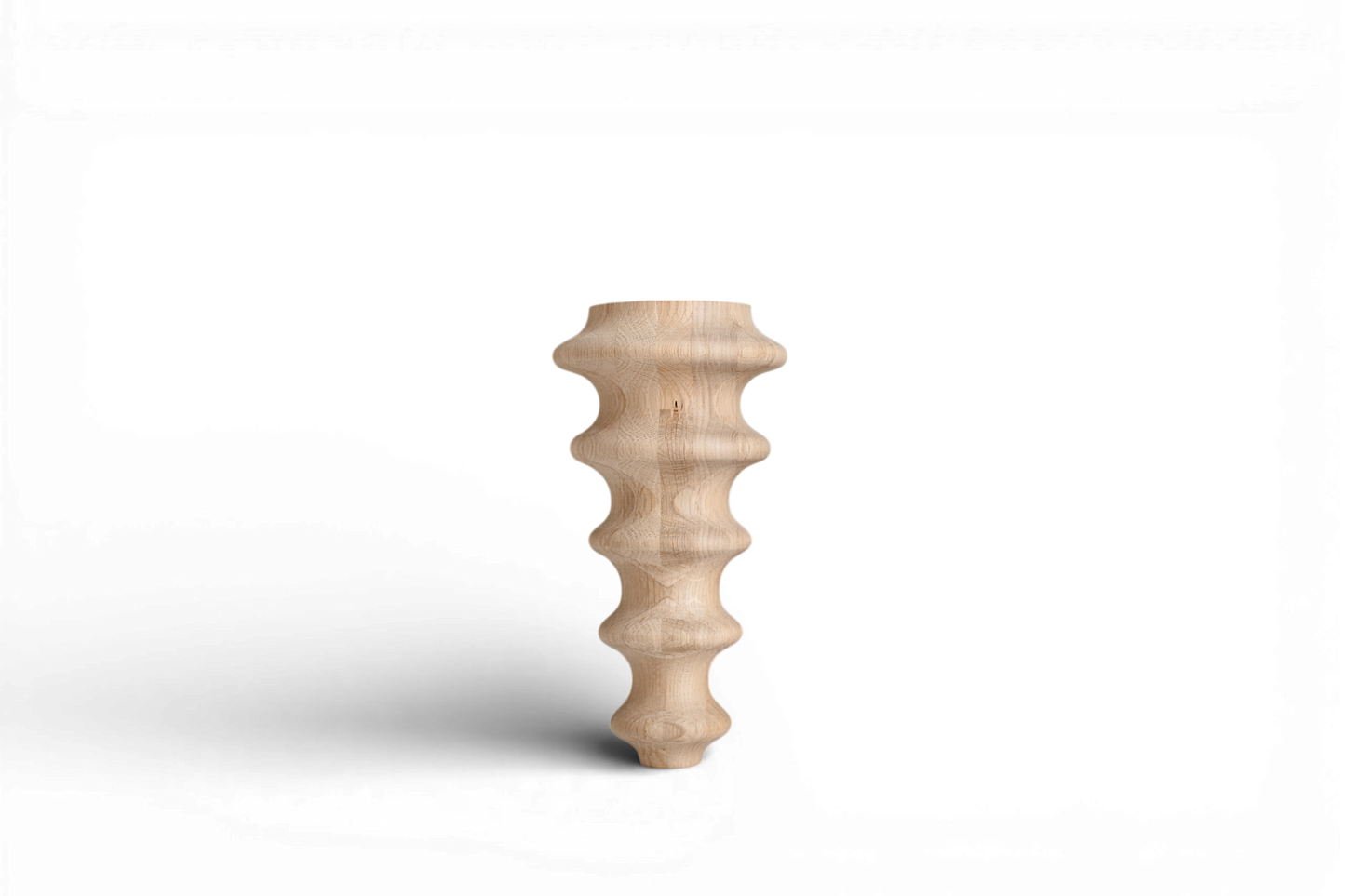 760 mm Tischmöbelbeine aus Naturholz, gedrechselte Füße zur Dekoration, Esstischbeine, Holz, unvollendet, 1 Stück