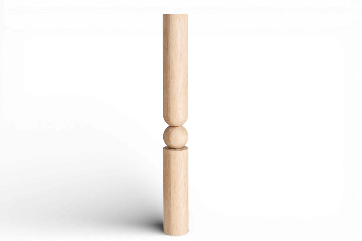 760 mm Tischmöbelbeine aus Naturholz, gedrechselte Füße zur Dekoration, Esstischbeine, Holz, unvollendet, 1 Stück