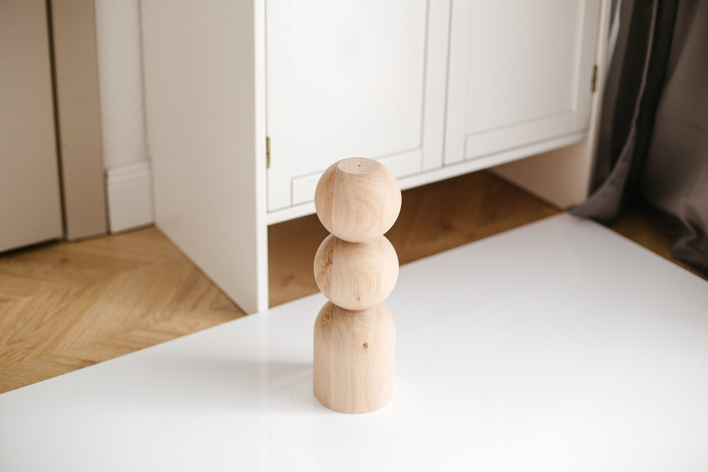 760 mm Tischmöbelbeine aus Naturholz, gedrechselte Füße zur Dekoration, Esstischbeine, Holz, unvollendet, 1 Stück