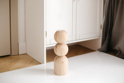 760 mm Tischmöbelbeine aus Naturholz, gedrechselte Füße zur Dekoration, Esstischbeine, Holz, unvollendet, 1 Stück