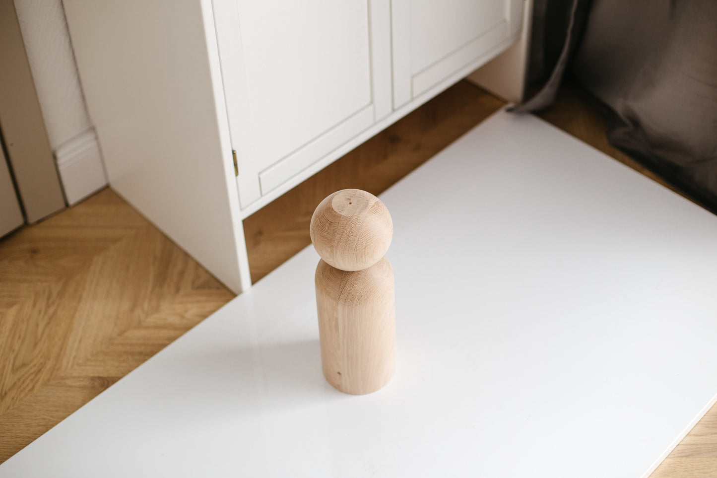 760 mm Tischmöbelbeine aus Naturholz, gedrechselte Füße zur Dekoration, Esstischbeine, Holz, unvollendet, 1 Stück