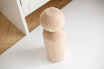 760 mm Tischmöbelbeine aus Naturholz, gedrechselte Füße zur Dekoration, Esstischbeine, Holz, unvollendet, 1 Stück