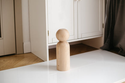 760 mm Tischmöbelbeine aus Naturholz, gedrechselte Füße zur Dekoration, Esstischbeine, Holz, unvollendet, 1 Stück