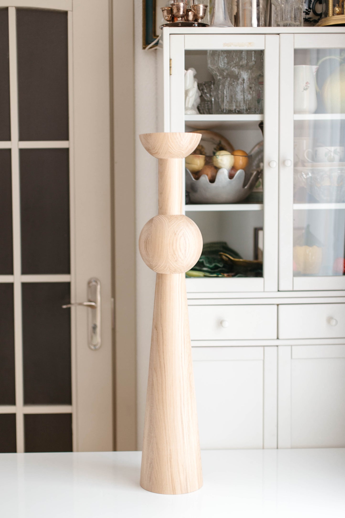 Pieds de meubles en bois naturel pour table de 760 mm, pieds tournés pour la décoration, pieds de table à manger, bois, non fini, 1 pièce