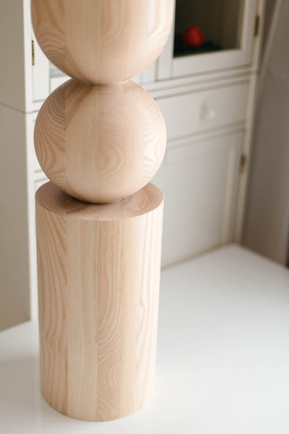 Pieds de meubles en bois naturel pour table de 760 mm, pieds tournés pour la décoration, pieds de table à manger, bois, non fini, 1 pièce