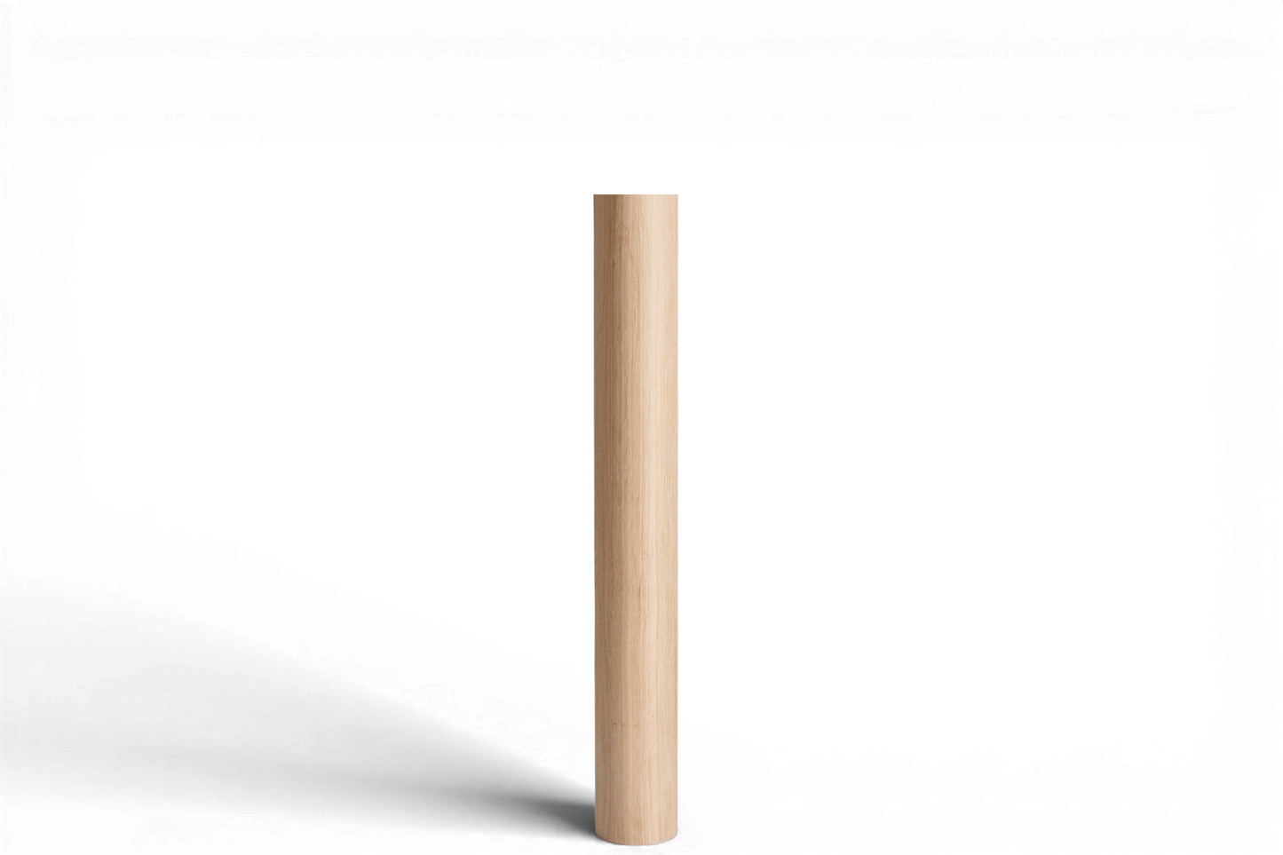 760 mm Tischmöbelbeine aus Naturholz, gedrechselte Füße zur Dekoration, Esstischbeine, Holz, unvollendet, 1 Stück