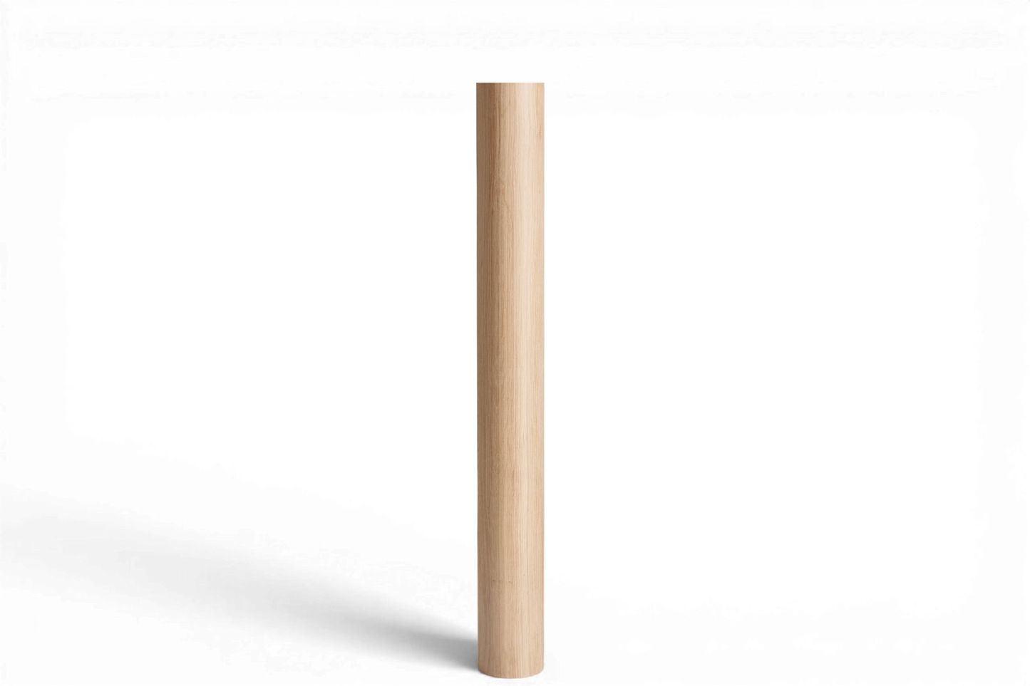 760 mm Tischmöbelbeine aus Naturholz, gedrechselte Füße zur Dekoration, Esstischbeine, Holz, unvollendet, 1 Stück