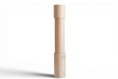 Pieds de meubles en bois naturel pour table de 760 mm, pieds tournés pour la décoration, pieds de table à manger, bois, non fini, 1 pièce