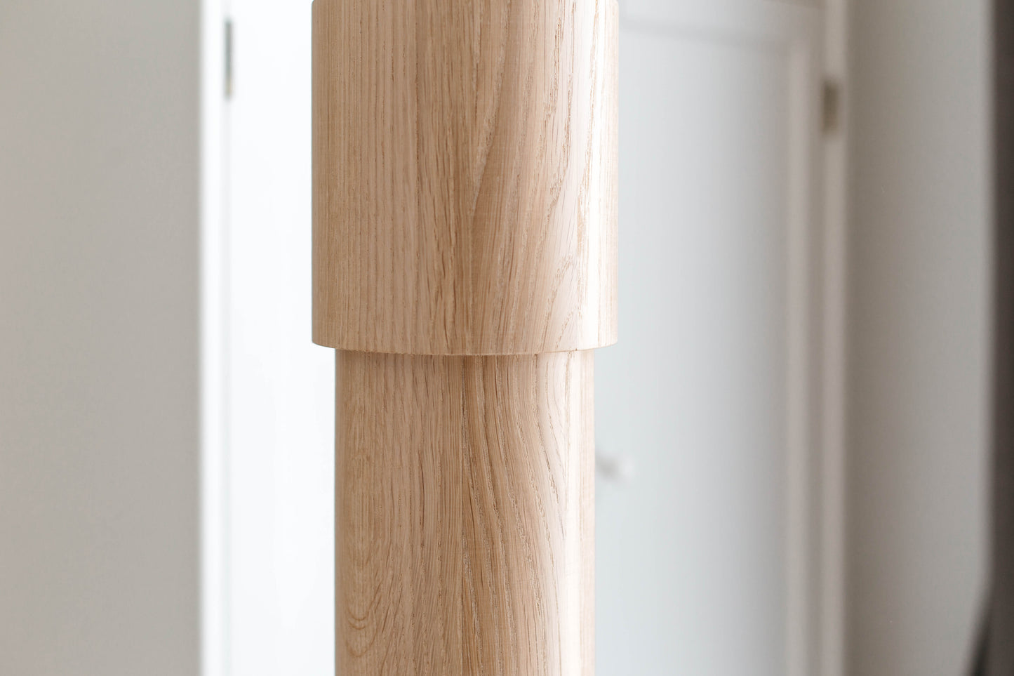 Pieds de meubles en bois naturel pour table de 760 mm, pieds tournés pour la décoration, pieds de table à manger, bois, non fini, 1 pièce