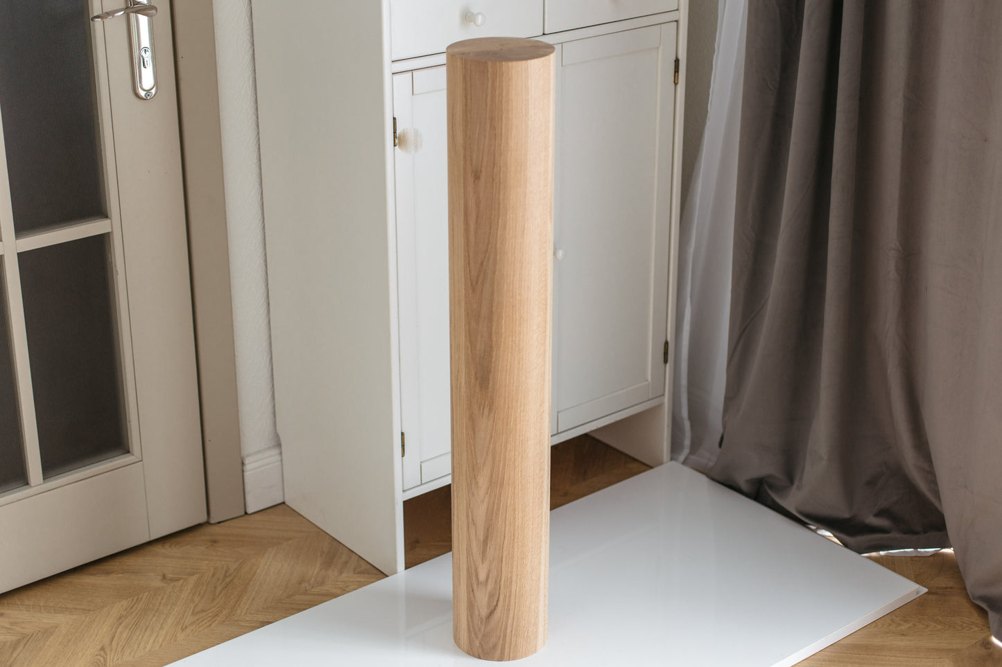 Solid Wood Furniture Legs – Handmade Straight Table Legs, Set of 4, H710 mm
