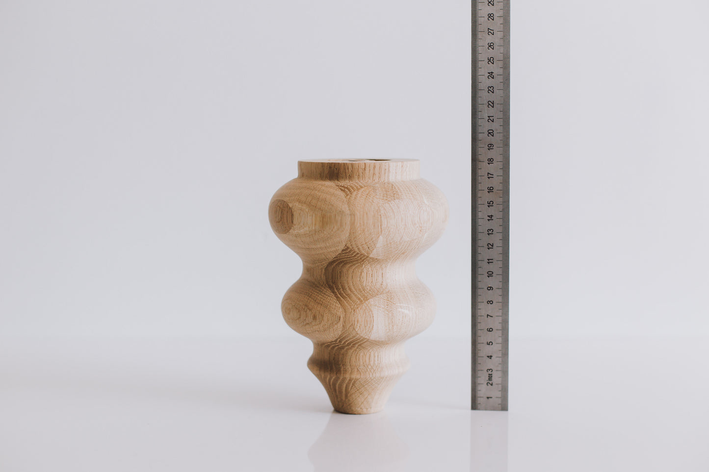 760 mm Tischmöbelbeine aus Naturholz, gedrechselte Füße zur Dekoration, Esstischbeine, Holz, unvollendet, 1 Stück