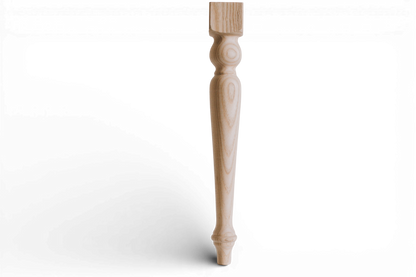 760 mm Tischmöbelbeine aus Naturholz, gedrechselte Füße zur Dekoration, Esstischbeine, Holz, unvollendet, 1 Stück
